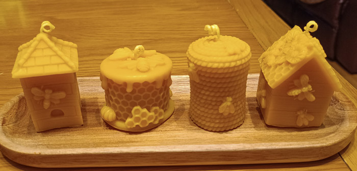 Honeycomb Beeswax Candles