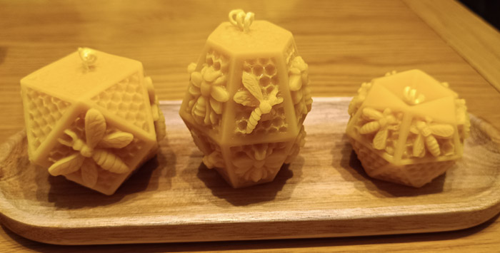Honeycomb Beeswax Candles