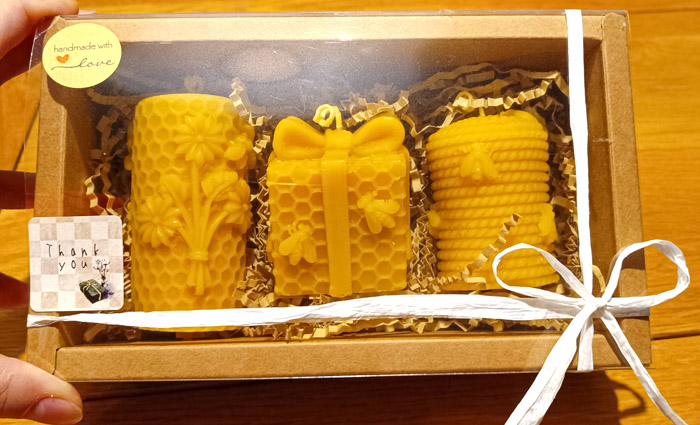 Honeycomb Beeswax Candles