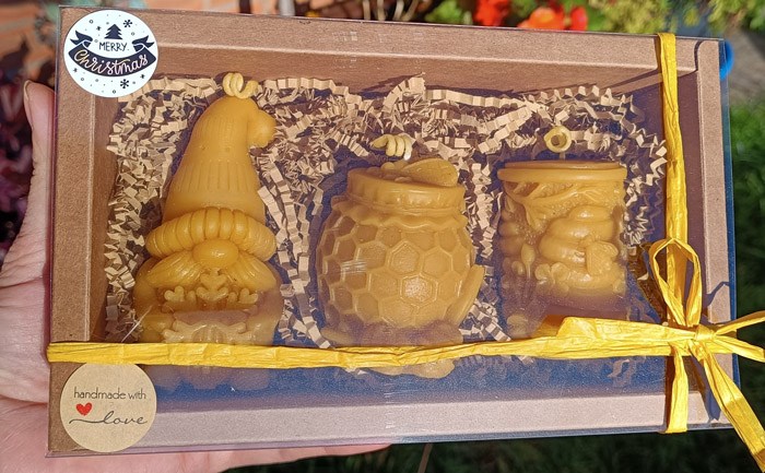 Honeycomb Beeswax Candles