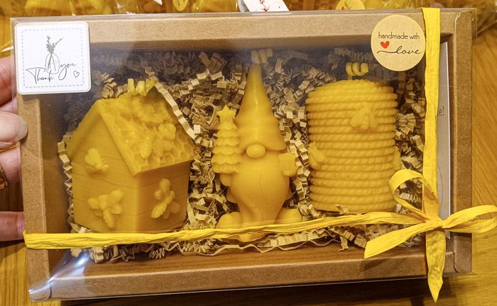 Honeycomb Beeswax Candles