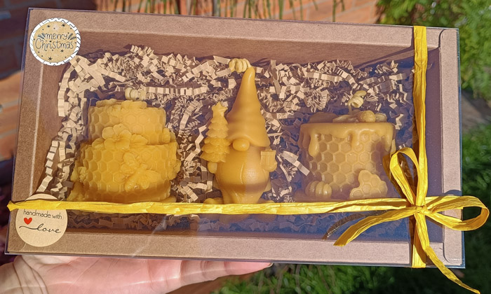 Honeycomb Beeswax Candles