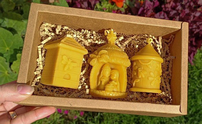Honeycomb Beeswax Candles