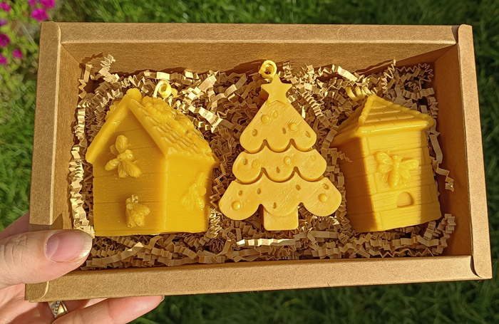 Honeycomb Beeswax Candles