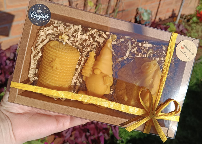 Honeycomb Beeswax Candles