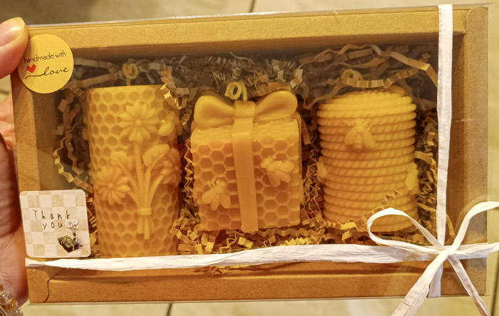 Honeycomb Beeswax Candles