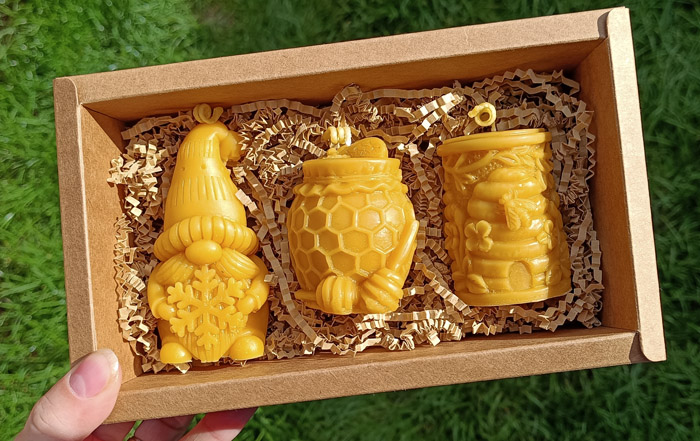 Honeycomb Beeswax Candles