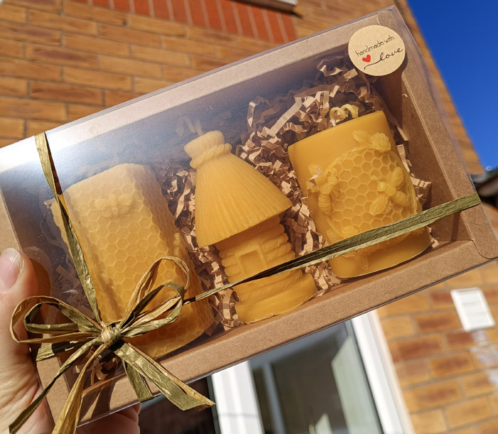 Honeycomb Beeswax Candles