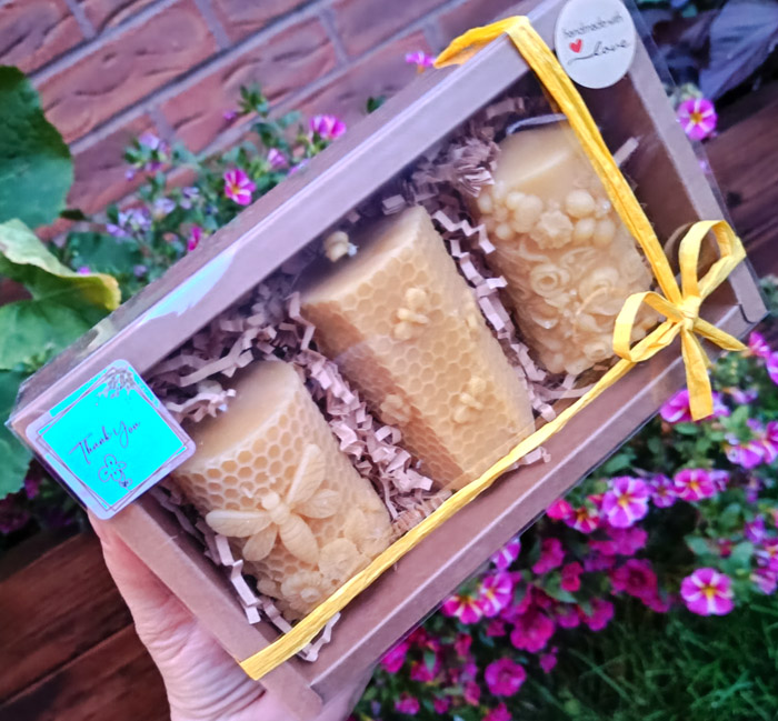 Honeycomb Beeswax Candles