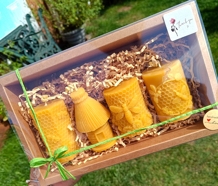 Honeycomb Beeswax Candles