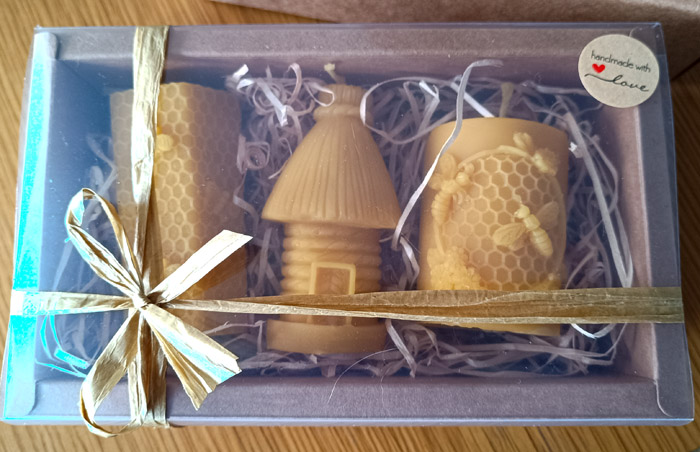 Honeycomb Beeswax Candles