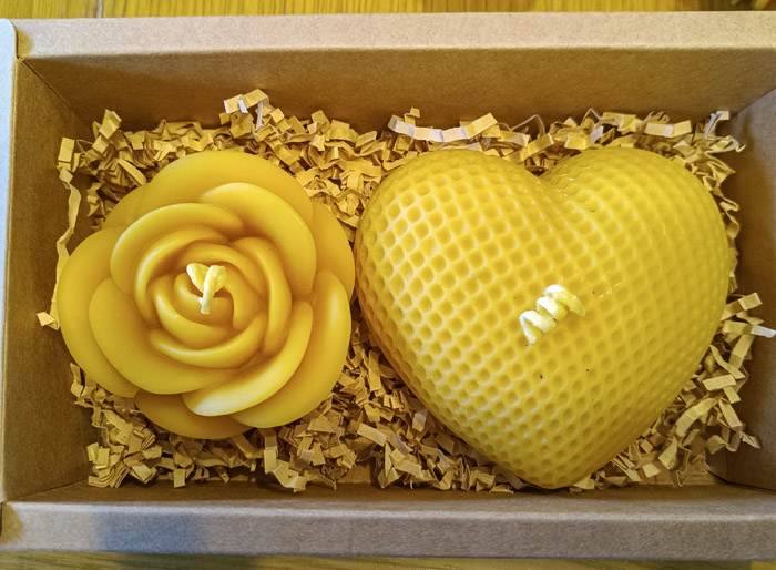 Honeycomb Beeswax Candles