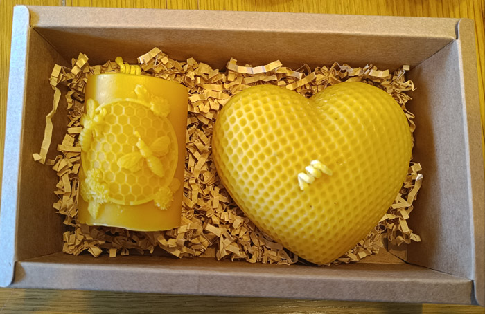 Honeycomb Beeswax Candles