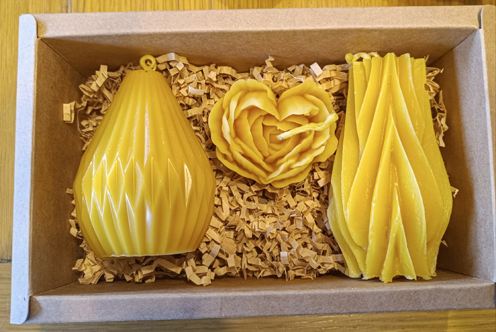 Honeycomb Beeswax Candles