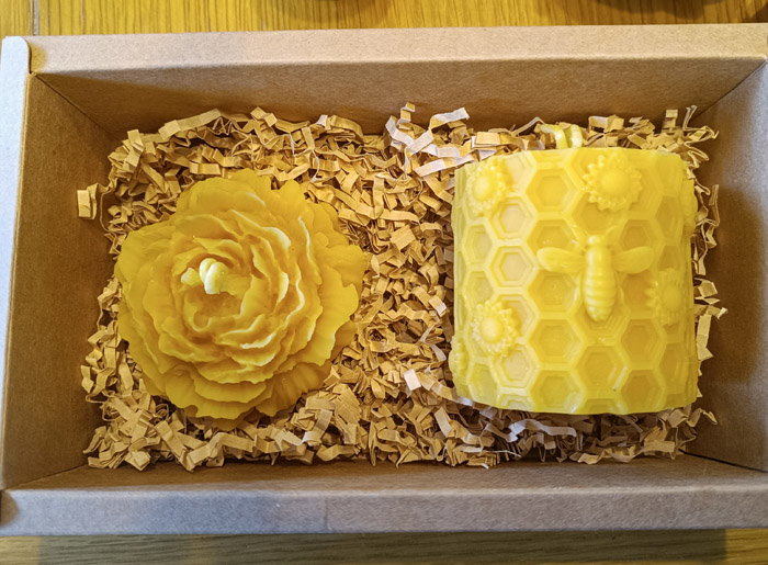 Honeycomb Beeswax Candles