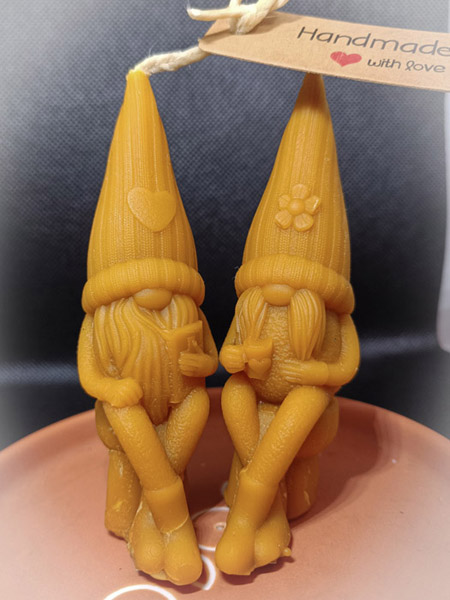 Wildflower Duo Beeswax Candles