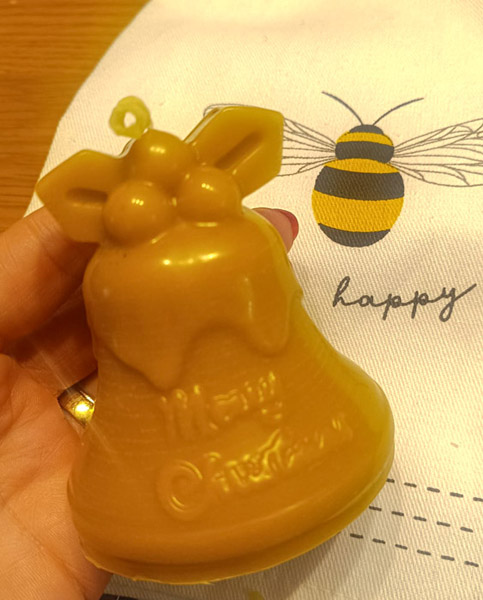 Bell Tolls Beeswax Candle