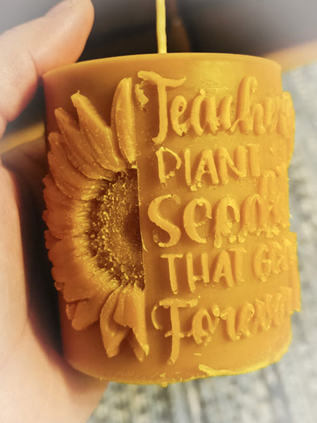 Honeycomb Beeswax Candles