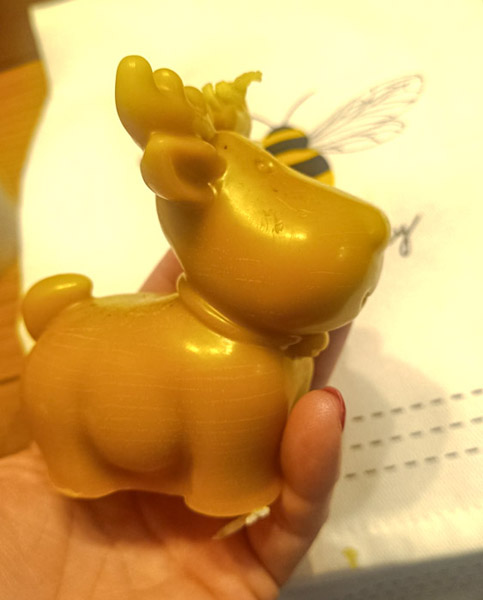 Rudolph Beeswax Candles