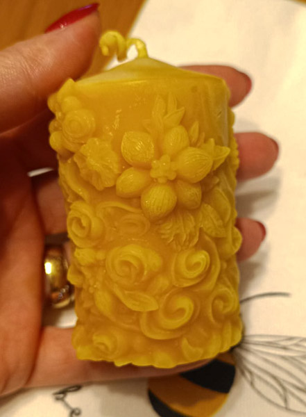 Honeycomb Beeswax Candles