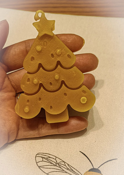 Tree-t You Can't Eat Beeswax Candle